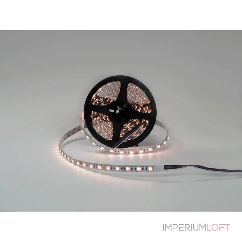 Светодиодная лента 5050, 60 LED/м, 19,2 Вт/м, 24В , IP20, Цвет: RGB, Нейтральный белый, SWG560-24-19.2-RGB+NW-M