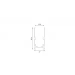 Шинопровод накладной глубокий, серия SY-LINK, Черный, IP20 , SY-LINK-20S1-2.5-BL от NovaLamp