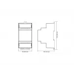 Декодер DALI диммер 12-24В на DIN рейку, 4 адреса, DALI-DT6-ST4-DIN от ImperiumLoft