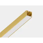 Подвесной/накладной алюминиевый профиль Design LED LS3535, 2500 мм, золотой анодированный , LS.3535-G-R от NovaLamp