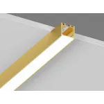 Подвесной/накладной алюминиевый профиль Design LED LS3535, 2500 мм, золотой анодированный , LS.3535-G-R от NovaLamp