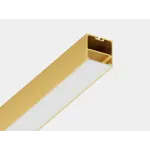 Подвесной/накладной алюминиевый профиль Design LED LS 5050, 2500 мм, золотой, LS.5050-G-R от NovaLamp