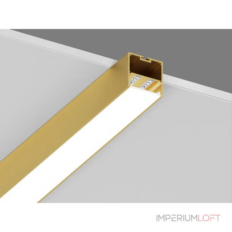 Подвесной/накладной алюминиевый профиль Design LED LS 5050, 2500 мм, золотой, LS.5050-G-R от NovaLamp