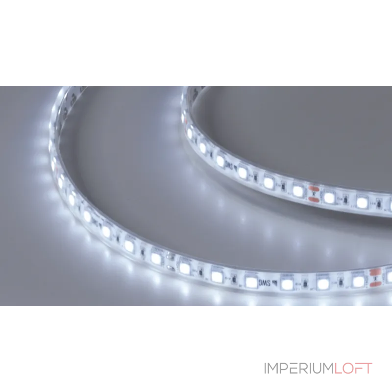 Светодиодная лента 5050, 60 LED/м, 14,4 Вт/м, 24В , IP68, Цвет: Холодный белый, SWG560-24-14.4-W-68-M Светодиодная лента 5050, 60 LED/м, 14,4 Вт/м, 24В , IP68, Цвет: Холодный белый, SWG560-24-14.4-W-68-M