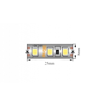 Светодиодная лента SWG 2835-120 9.6Вт 24В IP65 3M 4000K SWG2120-24-9.6-NW-65-M