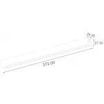 Светильник трековый SLIM, 48В 18W черный 2700-6000К, DL-SLIM-DRBL-18-CCT