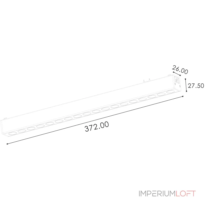 Светильник трековый SLIM, 48В 18W черный 2700-6000К, DL-SLIM-DRBL-18-CCT Светильник трековый SLIM, 48В 18W черный 2700-6000К, DL-SLIM-DRBL-18-CCT