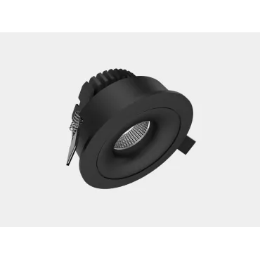 Светильник встраиваемый чёрный 8Вт IP20 3000K  DL-MINI-0801-60-BL-8-WW
