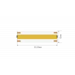 Светодиодная лента 4 в 1 COB, 840 LED/м, 18 Вт/м, 24В , IP20, Цвет: RGBWW, SWG-COB840-24-18-RGBWW
