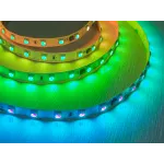 Светодиодная лента SPI, 5050, 60 LED/м, 12 Вт/м, 24В , IP20, Цвет: RGB, SWG5PT60-24-12-WS2811RGB