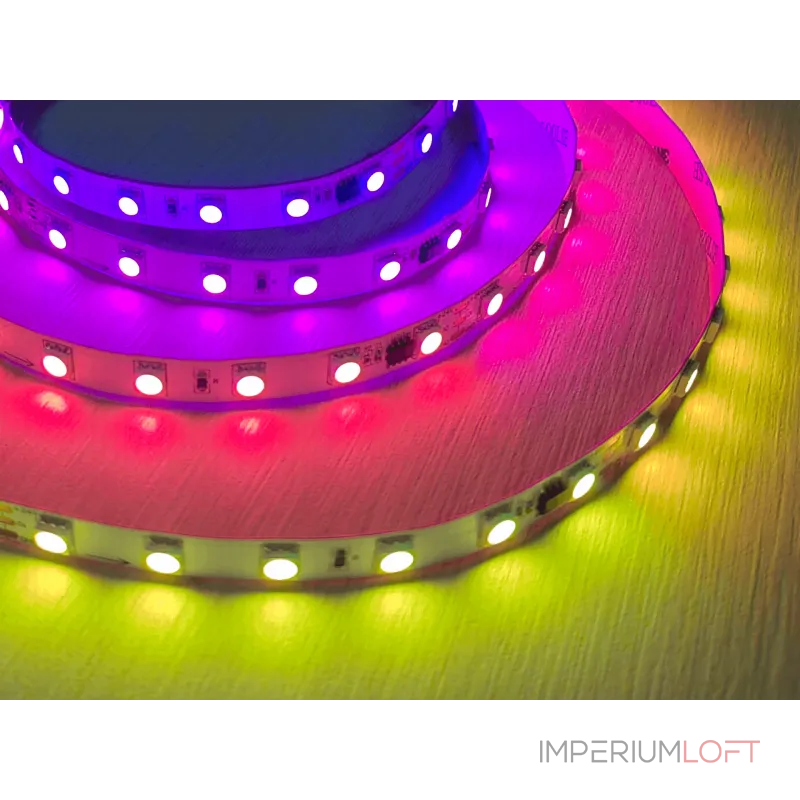 Светодиодная лента SPI, 5050, 60 LED/м, 12 Вт/м, 24В , IP20, Цвет: RGB, SWG5PT60-24-12-WS2811RGB Светодиодная лента SPI, 5050, 60 LED/м, 12 Вт/м, 24В , IP20, Цвет: RGB, SWG5PT60-24-12-WS2811RGB