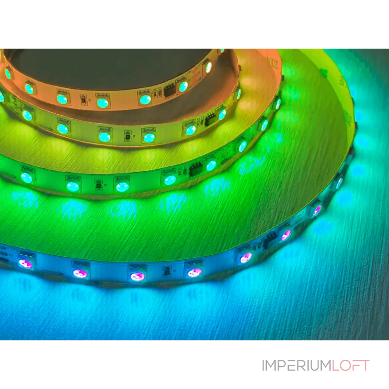 Светодиодная лента SPI, 5050, 60 LED/м, 12 Вт/м, 24В , IP20, Цвет: RGB, SWG5PT60-24-12-WS2811RGB Светодиодная лента SPI, 5050, 60 LED/м, 12 Вт/м, 24В , IP20, Цвет: RGB, SWG5PT60-24-12-WS2811RGB