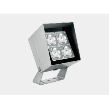 Уличный светодиодный прожектор 20 Вт 24 В RGBW 4000K угол рассеивания 8° DMX512 IP66 Уличный светодиодный прожектор 20 Вт 24 В RGBW 4000K угол рассеивания 8° DMX512 IP66