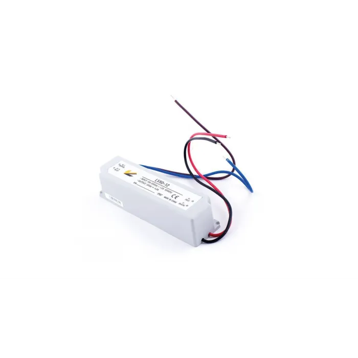 Блок питания для светодиодных лент IP 67 Пластик 50 W 12V LV-50-12 от ImperiumLoft