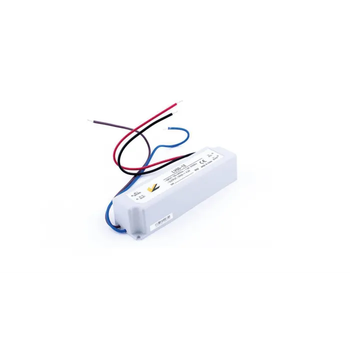 Блок питания для светодиодных лент IP 67 Пластик 50 W 12V LV-50-12 от ImperiumLoft