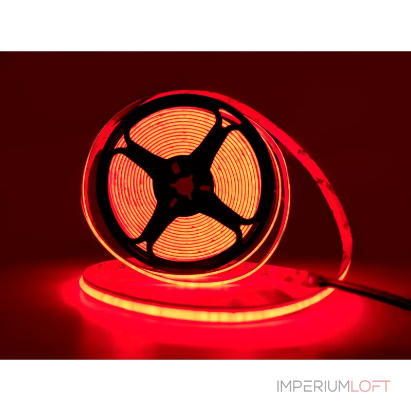 Лента светодиодная красная 13Вт/м 5м SWG-COB480 24В SWG PRO SWG-COB480-24-13-R
