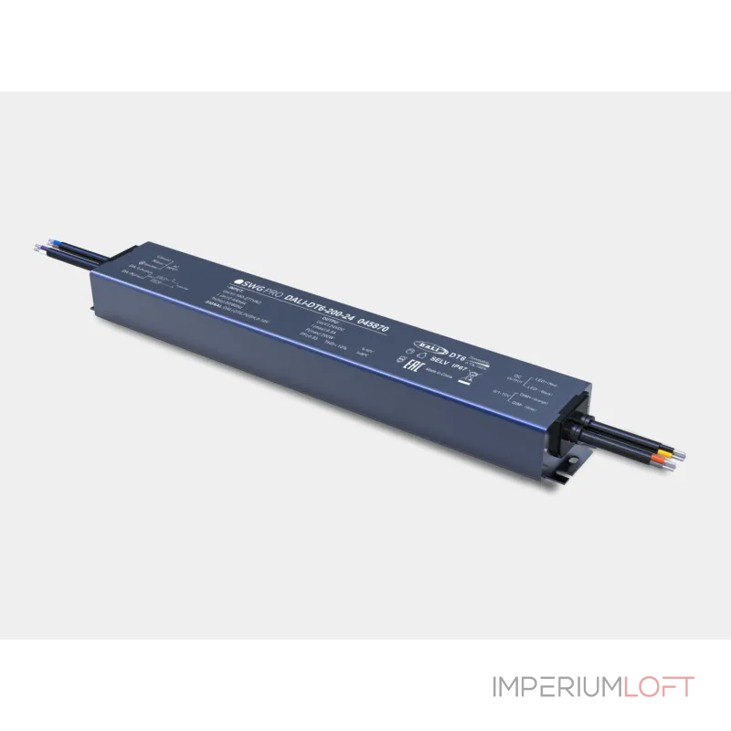 Диммируемый блок питания для светодиодных лент DALI SWG PRO DALI-DT6-200-24