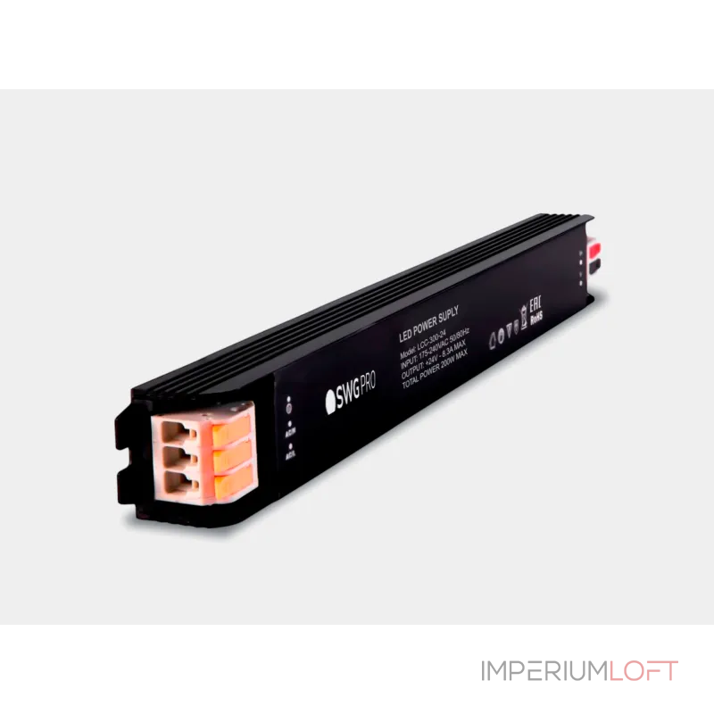 Блок питания 250W 24V IP44 SWG PRO LCC-250-24 Блок питания 250W 24V IP44 SWG PRO LCC-250-24