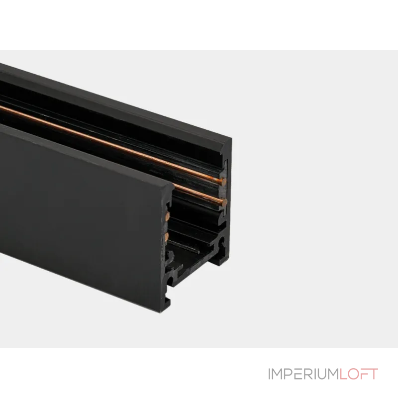Накладной шинопровод низкопрофильный LUMKER SY-LINK-20S1S-350-BL 48В черный 350мм