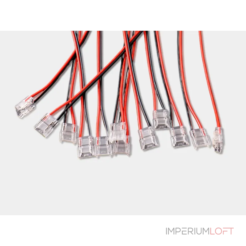 Пластиковый коннектор двусторонний для светодиодной ленты SWG Standard CN-10MM-2P-BWB-SC