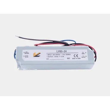 Блок питания SWG IP 67 пластик 60 W, 24V, LV-60-24