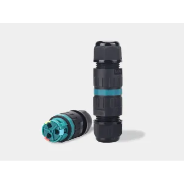 Коннектор проходной DesignLed IP68 диам. провода 5-9мм 3 контакта