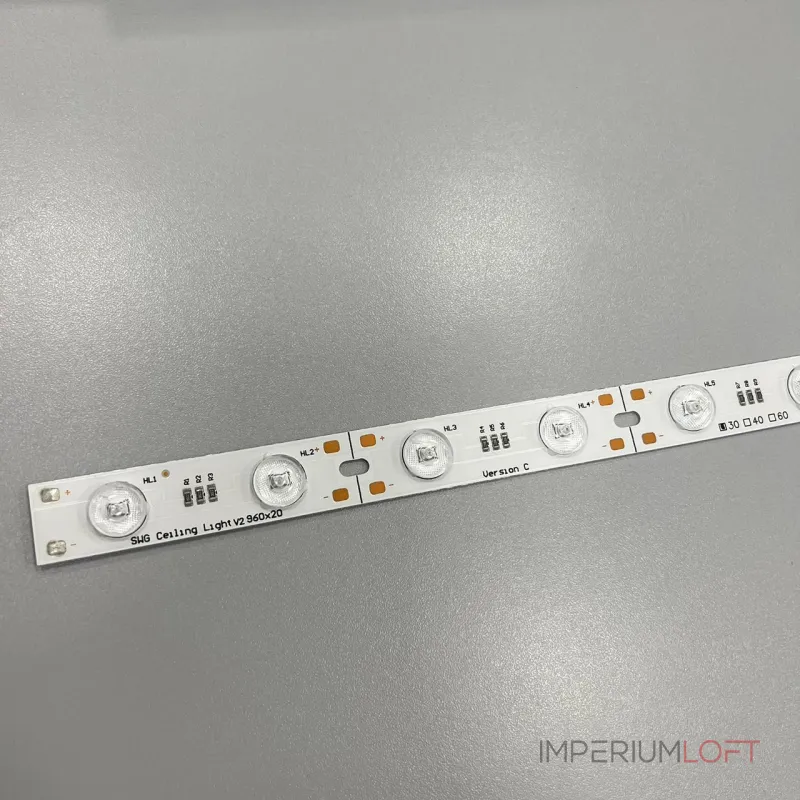 Плата для светодиодной ленты Ceiling vC V2 LED 2835 24V 24W LUMKER LP-CLC960-24-24V-L160-WW
