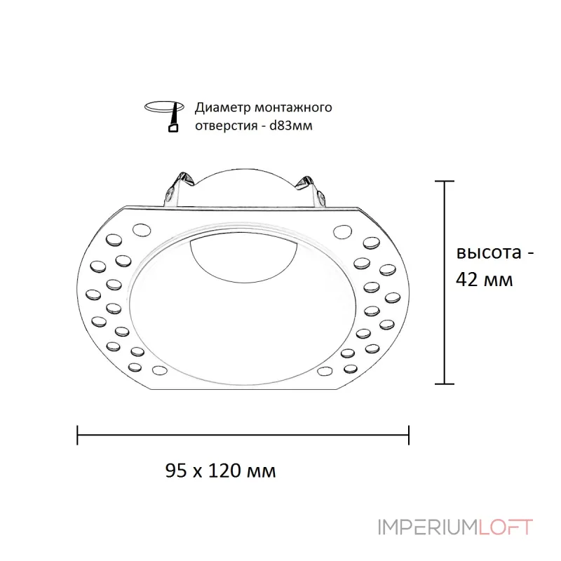 Рамка встраиваемая в ГКЛ IP20 под модуль DL-FT SWG DC-ACS112 Рамка встраиваемая в ГКЛ IP20 под модуль DL-FT SWG DC-ACS112