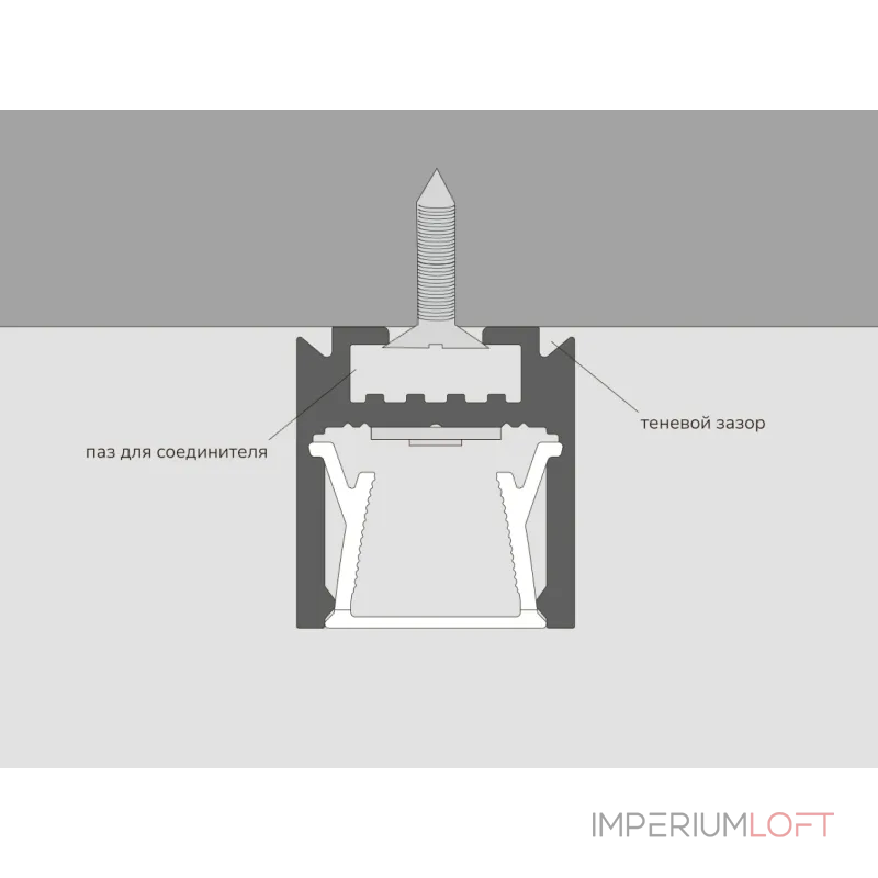 Накладной профиль LUMKER LS-12-BL черный 16*18*2500 мм Накладной профиль LUMKER LS-12-BL черный 16*18*2500 мм