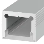 Алюминиевый профиль Design LED LS1613 2500 мм ral 9011