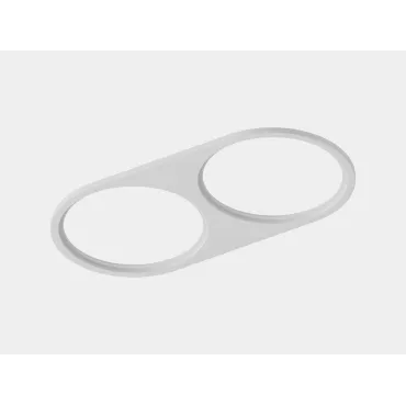 Рамка двойная круглая белая LUMKER C-2MINI-FR2R-WH