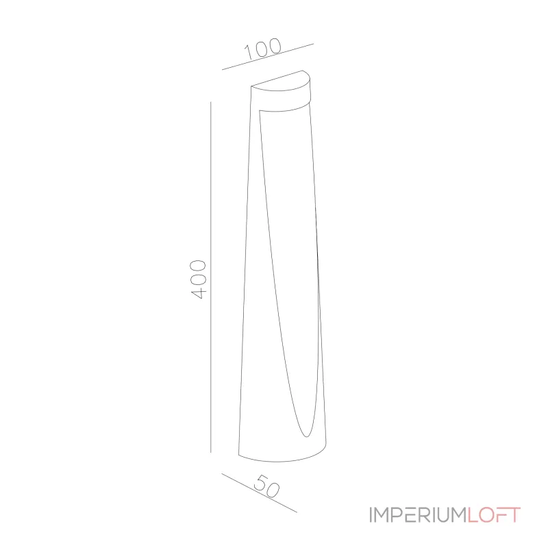 Уличный напольный светильник DesignLed FL-5853-400-7-GR-WW Уличный напольный светильник DesignLed FL-5853-400-7-GR-WW