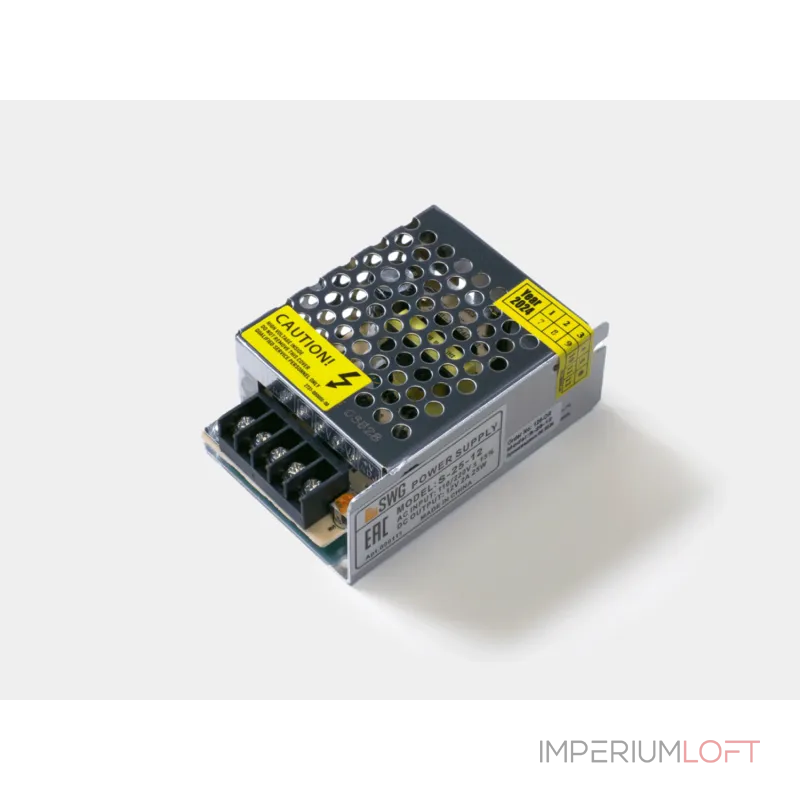 Блок питания SWG 12V 25W, S-25-12