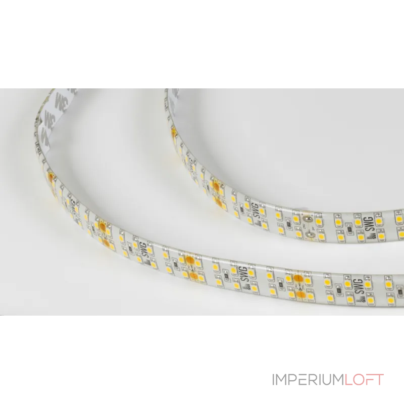 Светодиодная лента SWG Standard 19,2 Вт/м SMD3528 24В IP65 Теплый 3М Светодиодная лента SWG Standard 19,2 Вт/м SMD3528 24В IP65 Теплый 3М