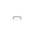 Профиль алюминиевый накладной SWG SWG Standard SF-1506
