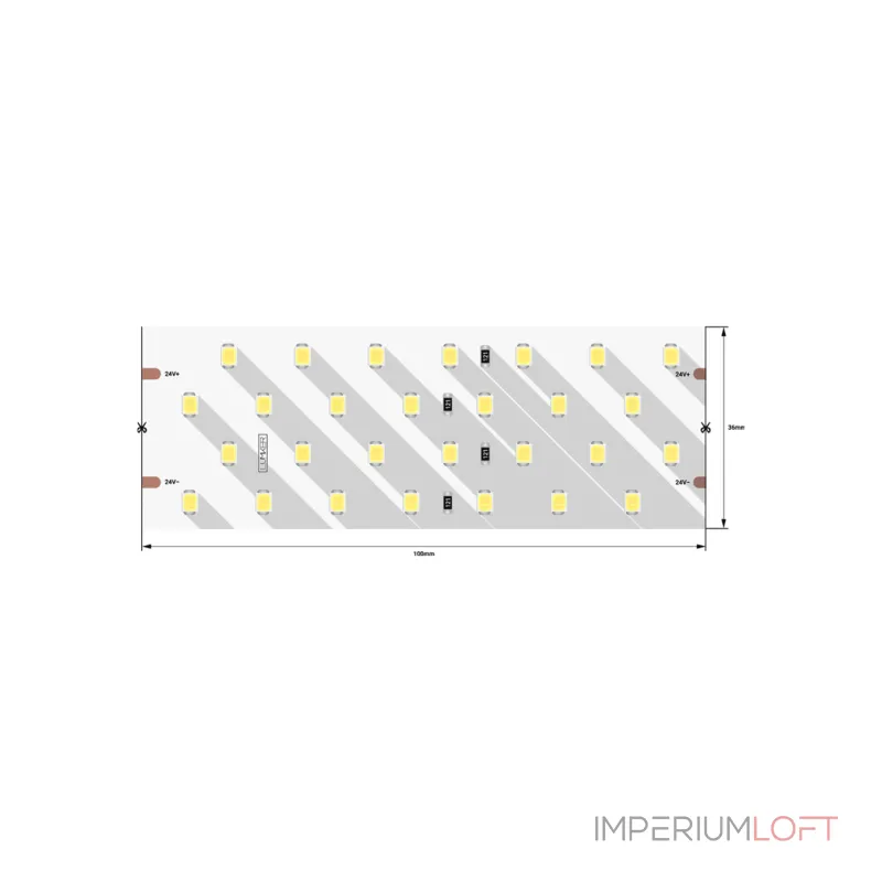 Лента светодиодная 26 Вт/м (IP33) 3000К 24В CRI=92-96 LUMKER LK2H280 SMD2835 Лента светодиодная 26 Вт/м (IP33) 3000К 24В CRI=92-96 LUMKER LK2H280 SMD2835