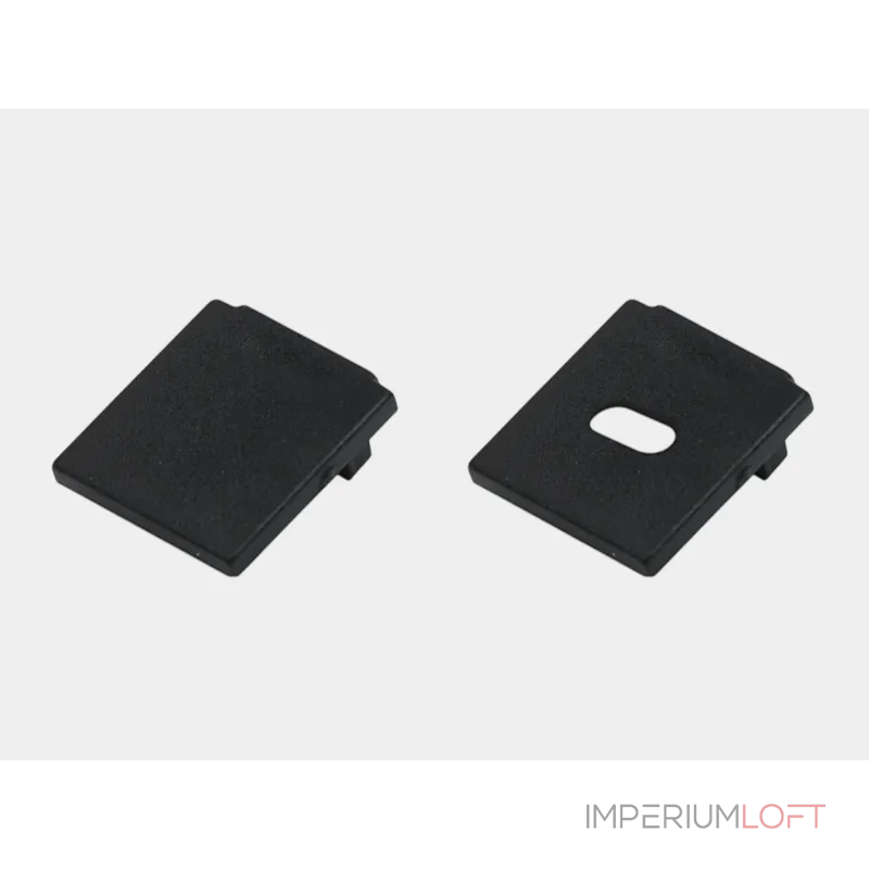Заглушки для профиля (2 шт) LUMKER LS-12-BL-ECS