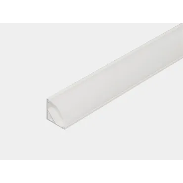 Профиль угловой для однорядной ленты с экраном 2м SWG Standard SF-1616-WH