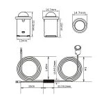 Датчик движения (дистанция срабатывания 0-5 м) SWG SR-Wind-Single Pir sensor