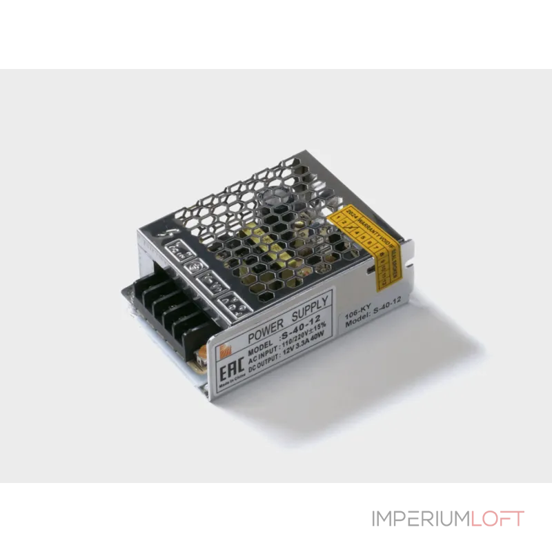 Блок питания SWG 12V 40W, S-40-12