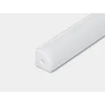 Профиль угловой для однорядной ленты с экраном 2м SWG Standard SF-1616-WH