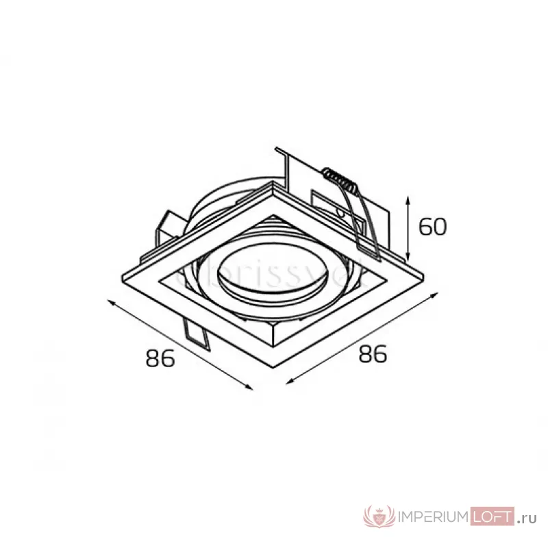 mod. ITALLINE QANA 1L white от ImperiumLoft