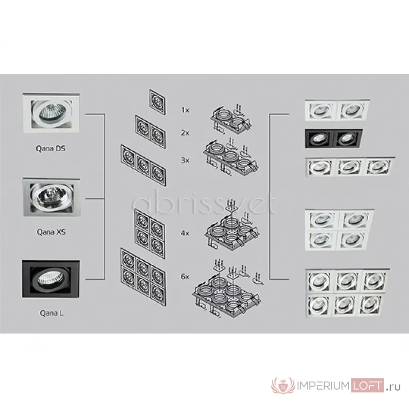 mod. ITALLINE QANA 1XS alu от ImperiumLoft