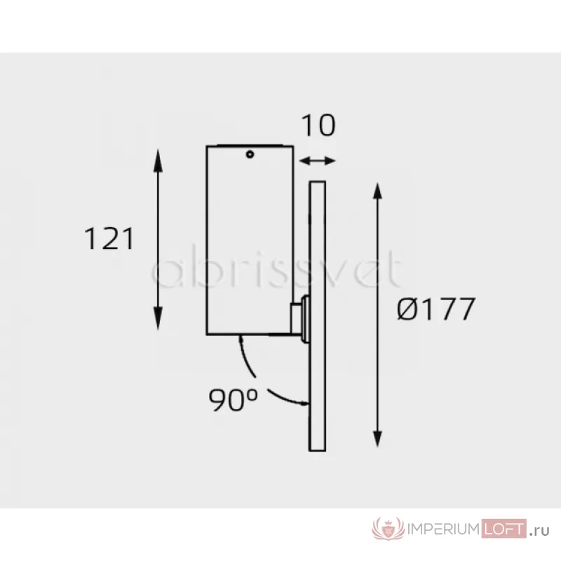 mod. ITALLINE M03-097 white + M03-087 TR white от ImperiumLoft