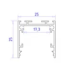 Алюминиевый профиль накладной/подвесной "Profile System" Ambrella ILLUMINATION GP2500AL от ImperiumLoft
