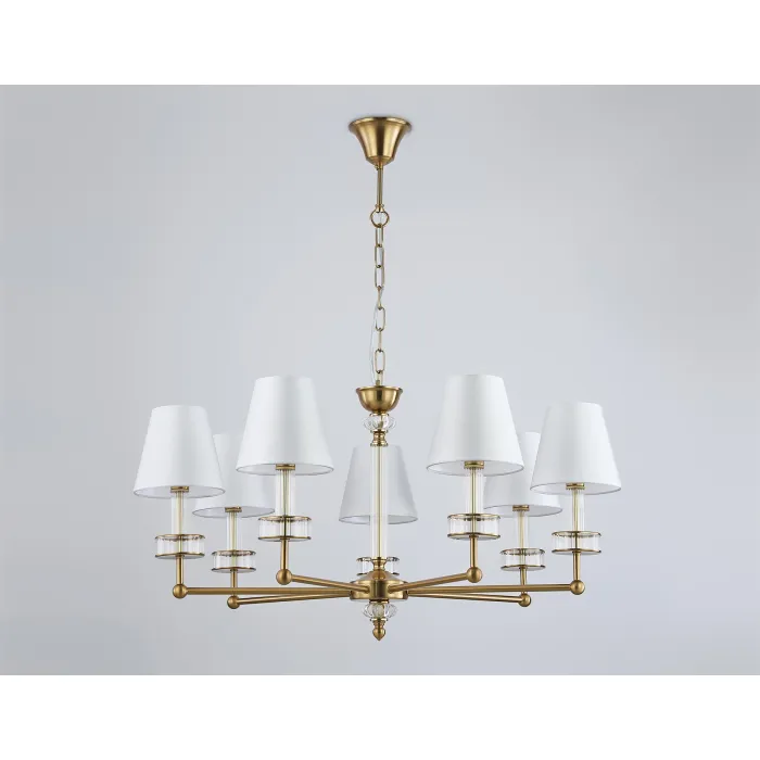 Подвесная люстра с абажурами и хрусталем Ambrella HIGH LIGHT LH71023 от ImperiumLoft