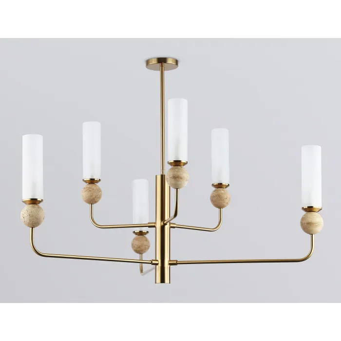 Люстра на штанге с мрамором Ambrella HIGH LIGHT LH53251 от ImperiumLoft