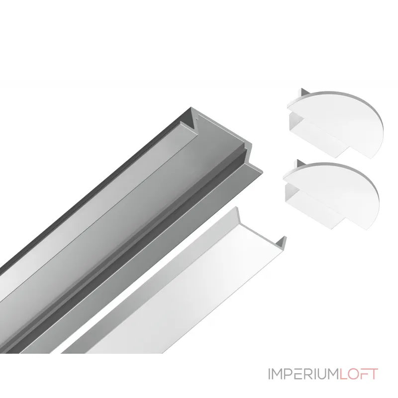 Алюминиевый профиль встраиваемый Ambrella ILLUMINATION GP1001AL Алюминиевый профиль встраиваемый Ambrella ILLUMINATION GP1001AL