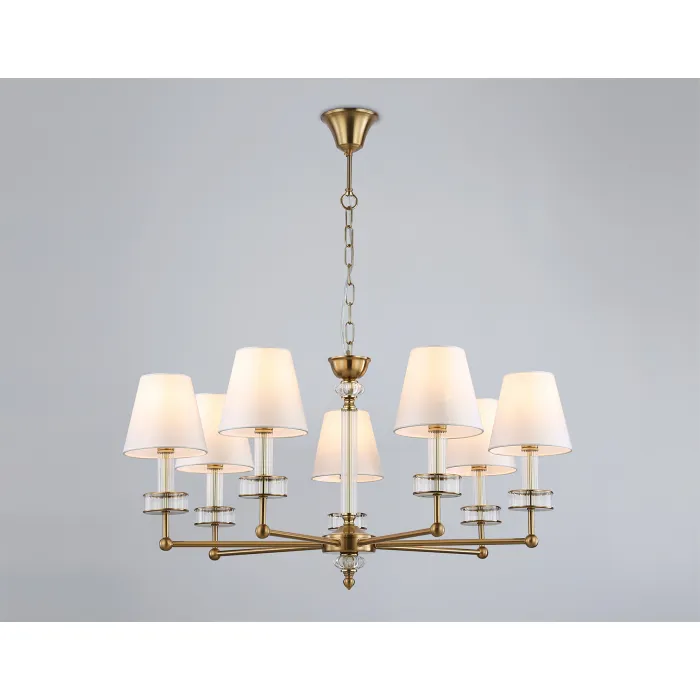 Подвесная люстра с абажурами и хрусталем Ambrella HIGH LIGHT LH71023 от ImperiumLoft