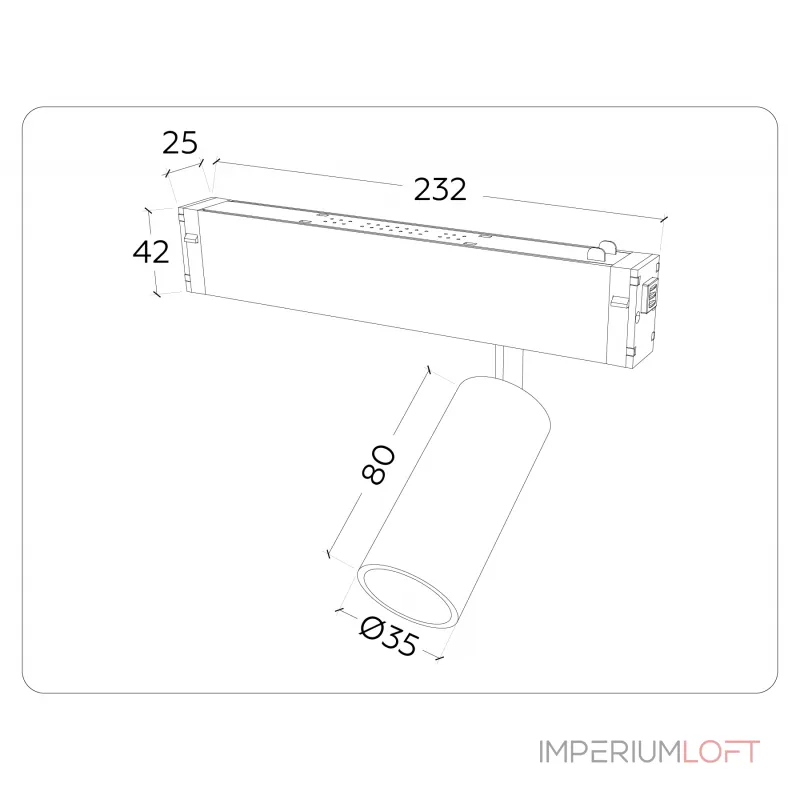 Управляемый светодиодный светильник Ambrella TRACK SYSTEM GL1203